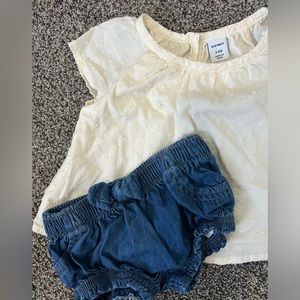 cutest top/bloomer set